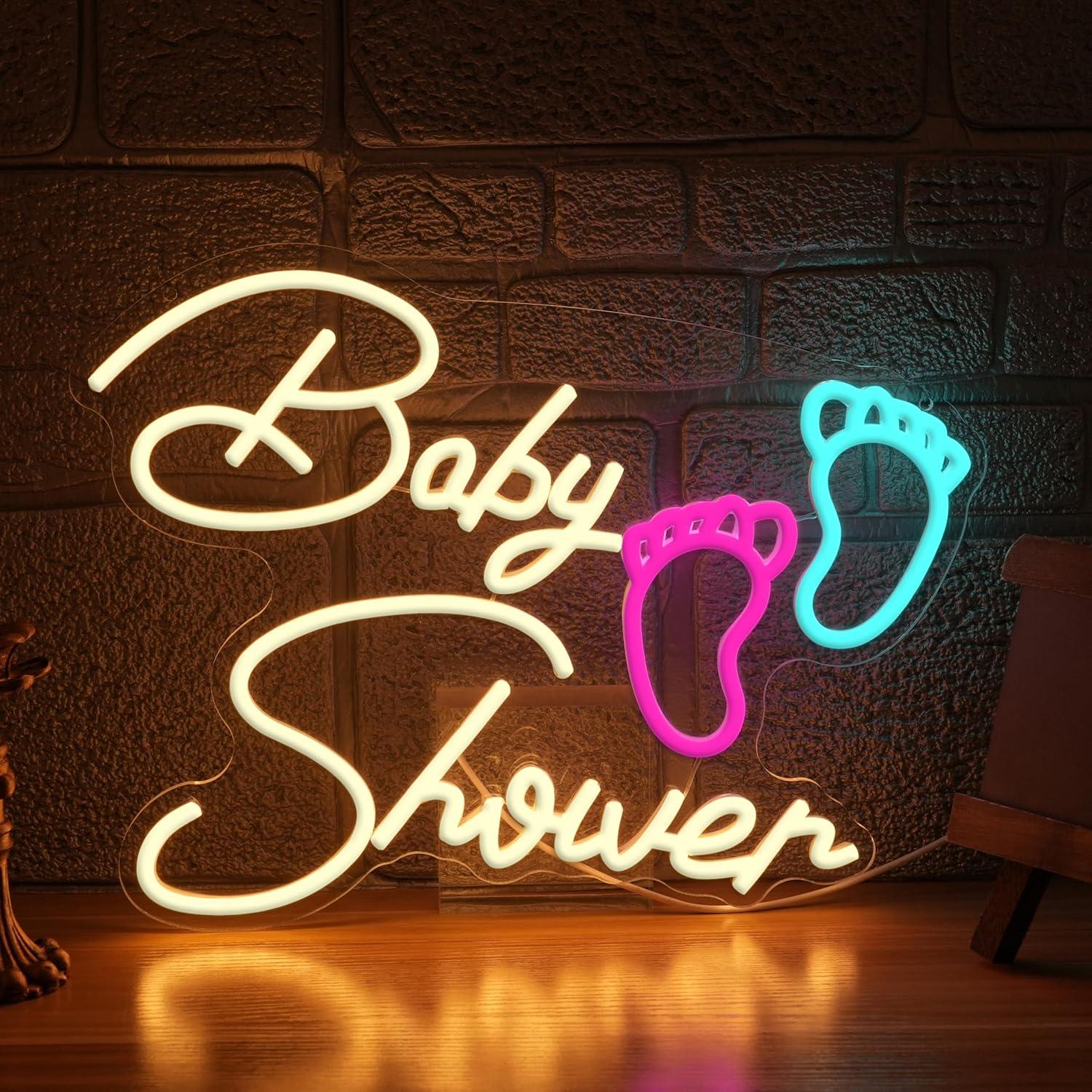 Neon Sign Party - Baby Shower Neon Sign Oh Baby