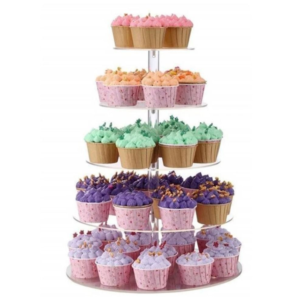 Clear Acrylic Cupcake Stand 3/ - đánh giá và giá Cupcake Stand Tier