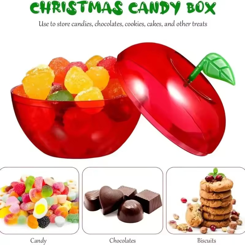 5/10pcs Apple Containers Snow  - đánh giá và giá Event Party Box