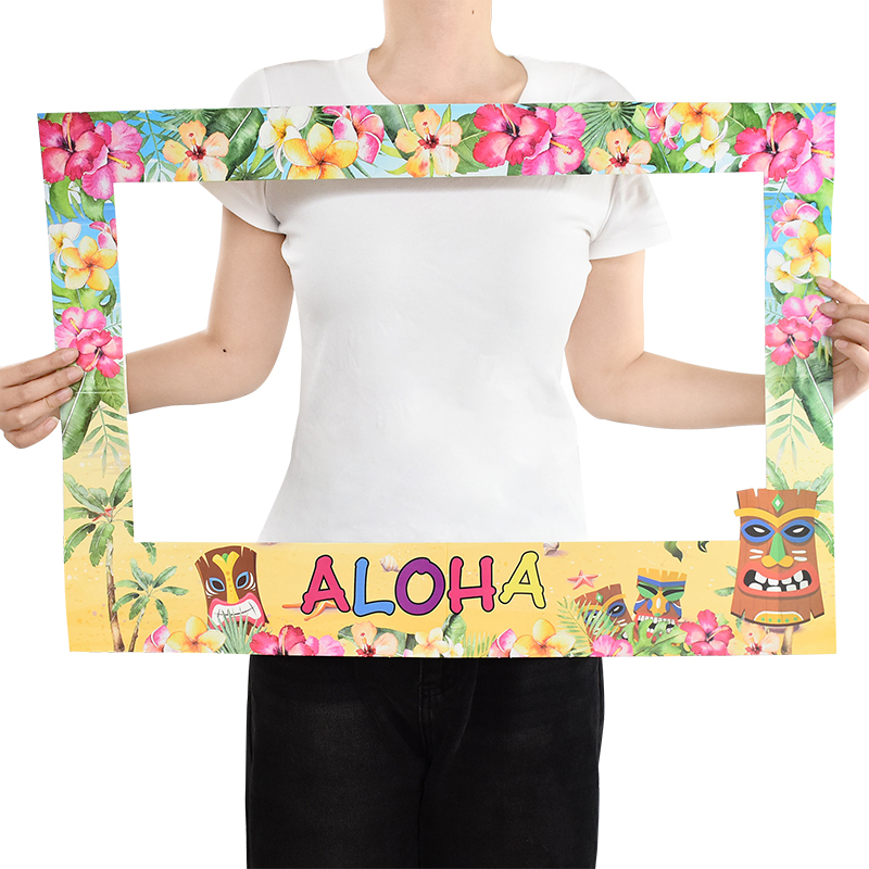 Hawaiian Party Aloha Photo Boo - đánh giá và giá Photo Booth Frame
