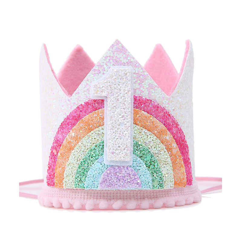 Felt Rainbow Theme Birthday Pa - đánh giá và giá Party Hat Cone