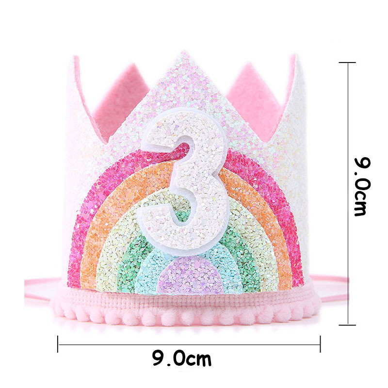 Felt Rainbow Theme Birthday Pa - đánh giá và giá Party Hat Cone