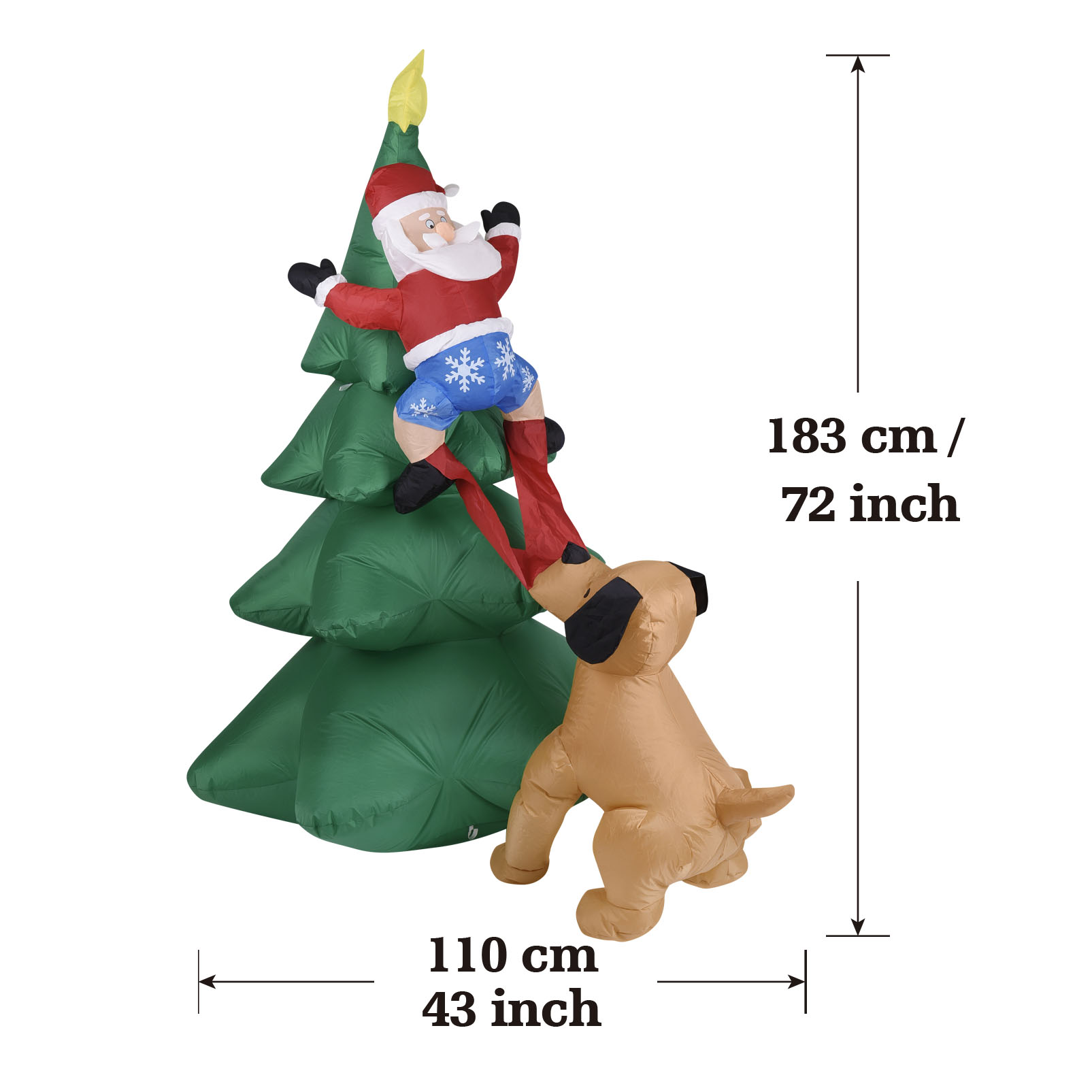Christmas Inflatable Dog  w/Sa - đánh giá và giá Neon Sign Party