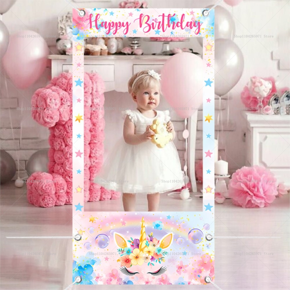 Unicorn Theme Photo Booth Fram - đánh giá và giá Photo Booth Frame
