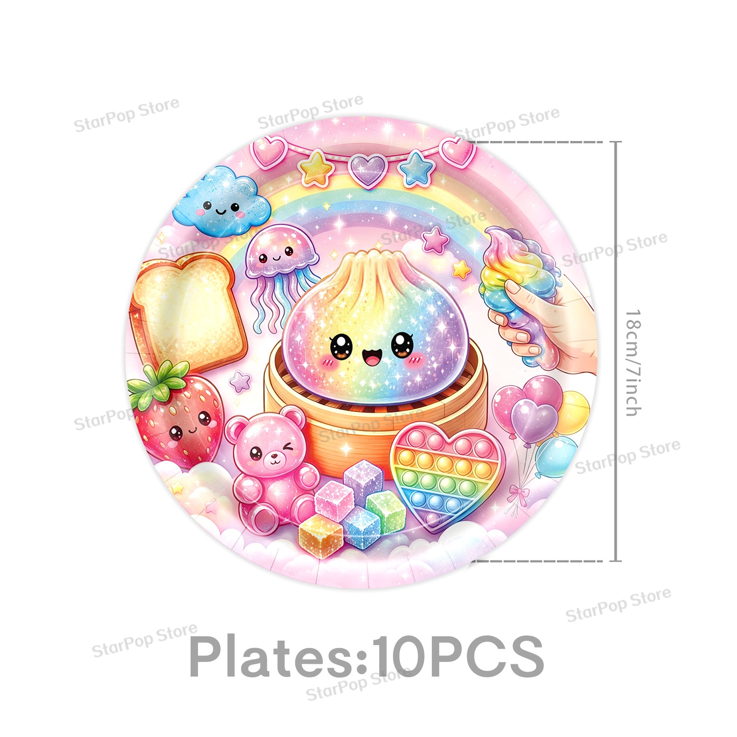 Squishy Dumpling Birthday Part - đánh giá và giá Table Cloth Disposable