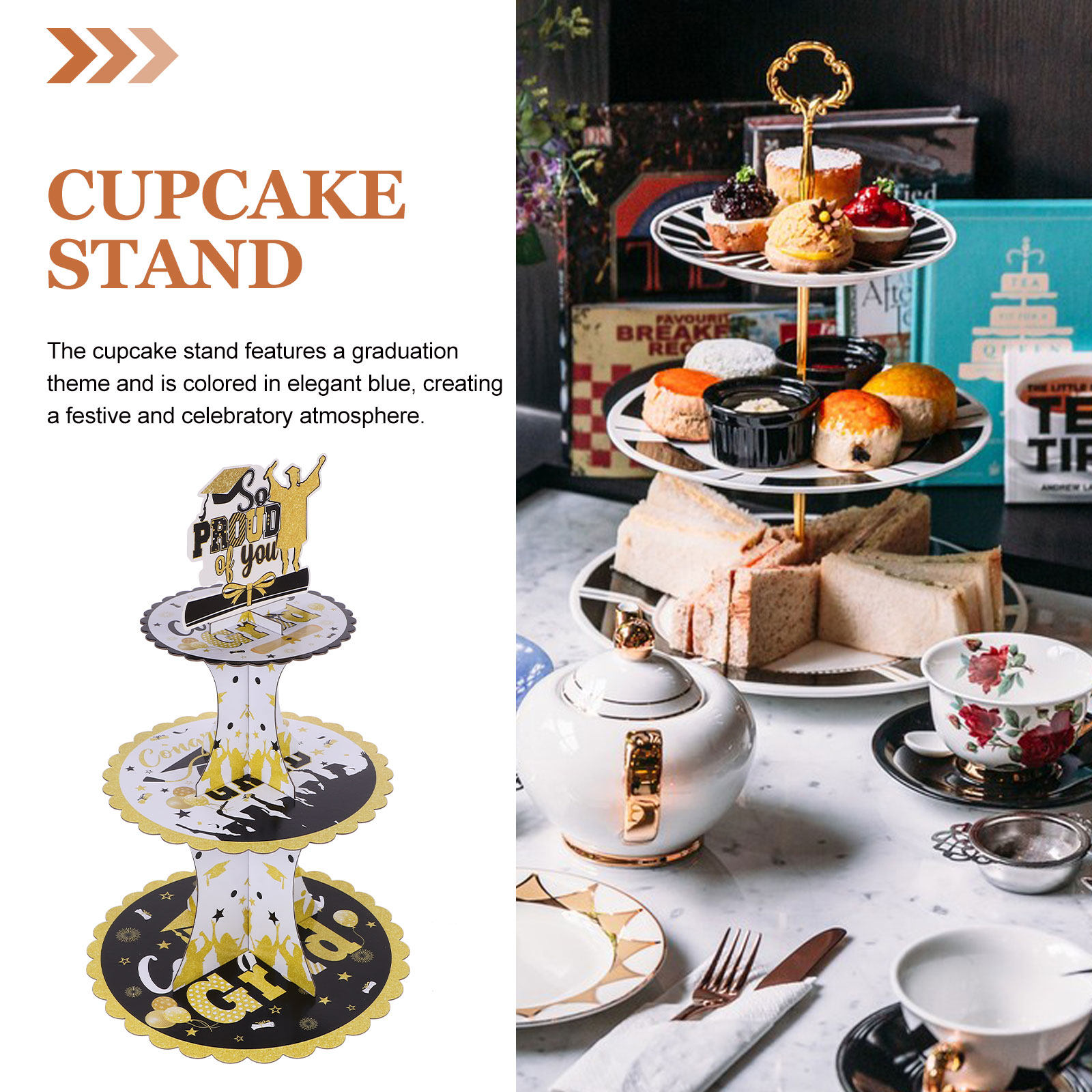 1Set Three-Layer Paper Cake St - đánh giá và giá Cupcake Stand Tier