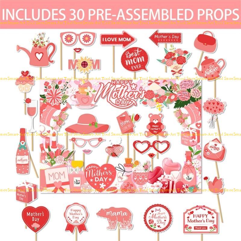 Đạo cụ chụp ảnh ngày của mẹ E1 - đánh giá và giá Photo Booth Frame