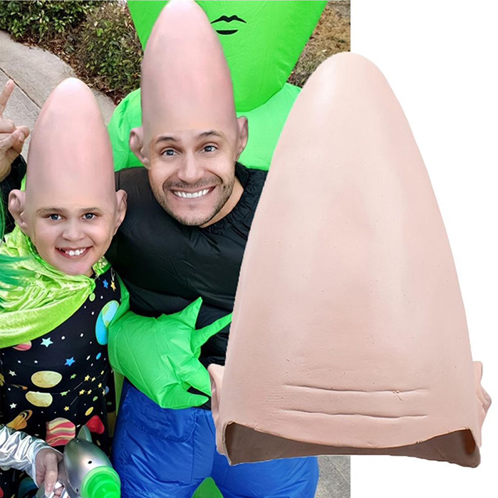 halloween Alien Cone Bald Head - đánh giá và giá Party Hat Cone