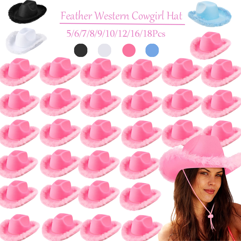 5-18pcs Feather Western Cowgir - đánh giá và giá Party Hat Cone