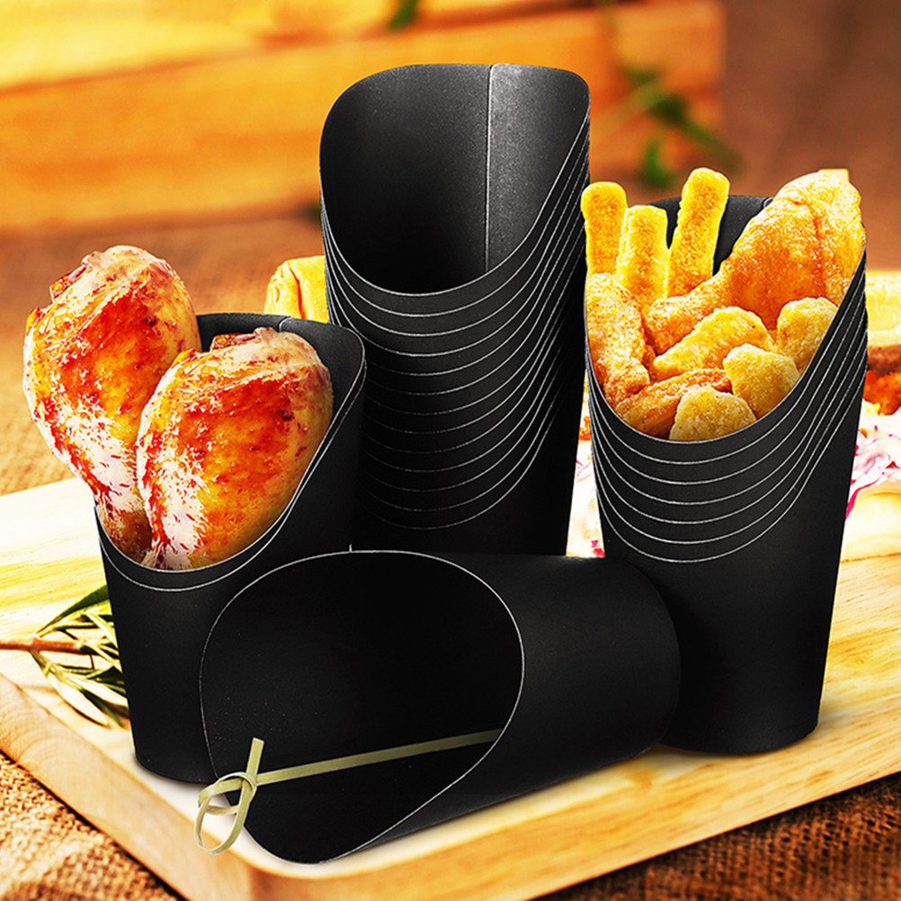 50Pcs Kraft Paper French Fries - đánh giá và giá Plastic Cup 50Pcs