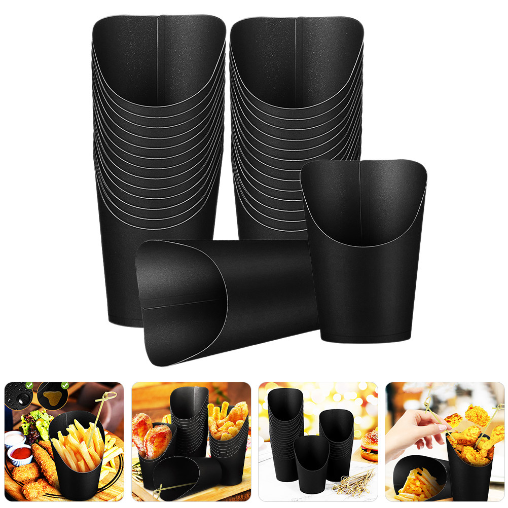 50Pcs Kraft Paper French Fries - đánh giá và giá Plastic Cup 50Pcs